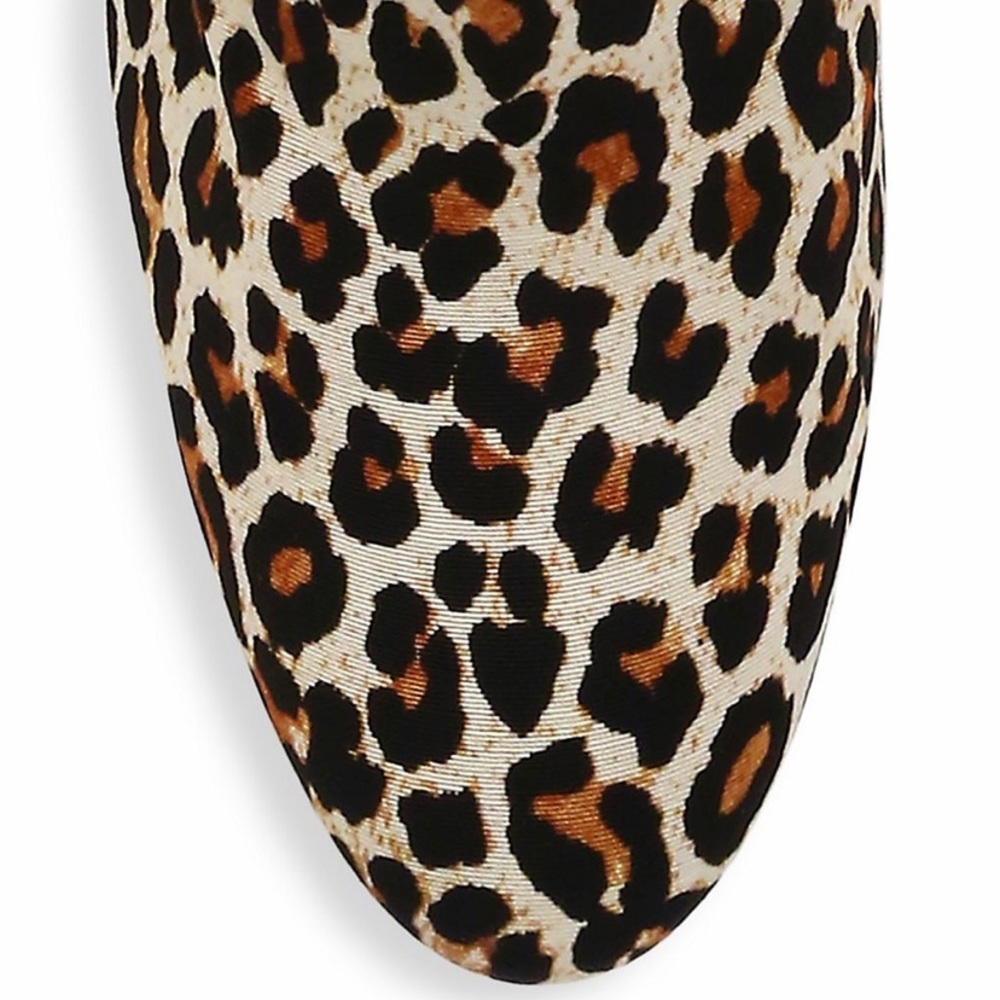 NICHOLAS KIRKWOOD TEXTILE AND LEATHER LEOPARD 🐆 PRINT ANKLE BOOTS SIZE 8 1/2 - Picture 4 of 8